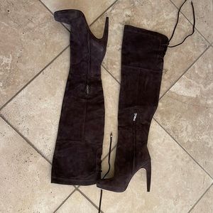 Sam Edelman Kayla brown suede over the knee boot (size 6.5)